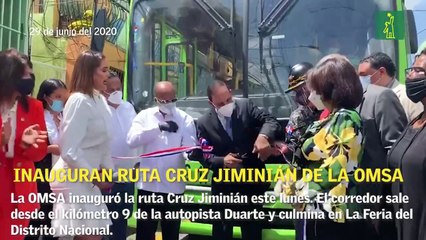 La OMSA inaugura el corredor Cruz Jiminián