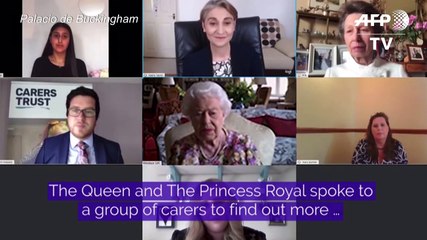 La reina Isabel II participa en su primera videollamada a los 94 años