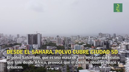Una nube de polvo del desierto del Sahara cubre ciudad de SD