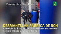 Desmantelan fábrica de ron adulterado en Santiago