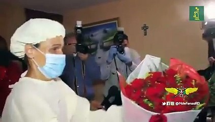 Ministerio de Defensa reconoce a Juana Hernández por su cocina solidaria