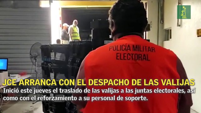 JCE arranca con el despacho de las valijas a las juntas electorales