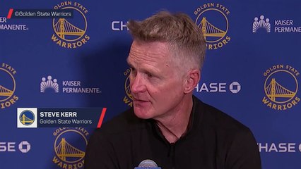 Warriors - Kerr salue l'impressionnante performance de Curry
