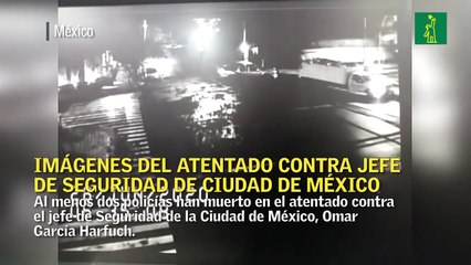 Video viral del momento del atentado contra jefe de Seguridad de Ciudad de México