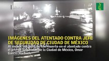Video viral del momento del atentado contra jefe de Seguridad de Ciudad de México