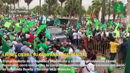 Leonel cierra su campaña: "Hoy despertaron a un león dormido"