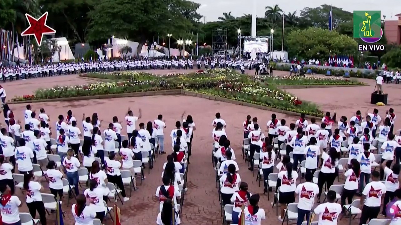 Ortega celebra 41 años de la revolución sandinista en Nicaragua