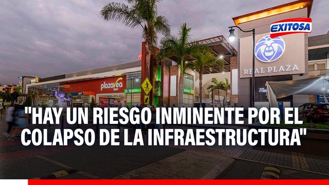 Real Plaza de Trujillo es clausurado temporalmente por riesgo inminente tras colapso de techo