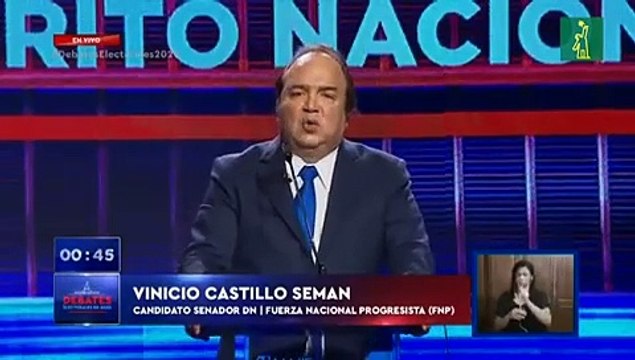 Vinicio Castillo: Tengan la seguridad que si somos electo no le vamos a fallar