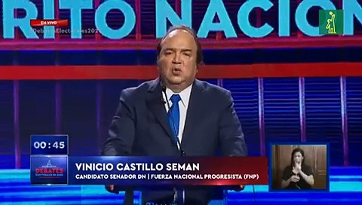Vinicio Castillo: Tengan la seguridad que si somos electo no le vamos a fallar