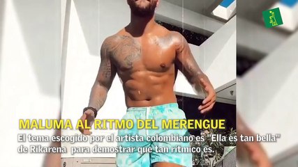 El video de Maluma bailando merengue que supera el millón de visualizaciones
