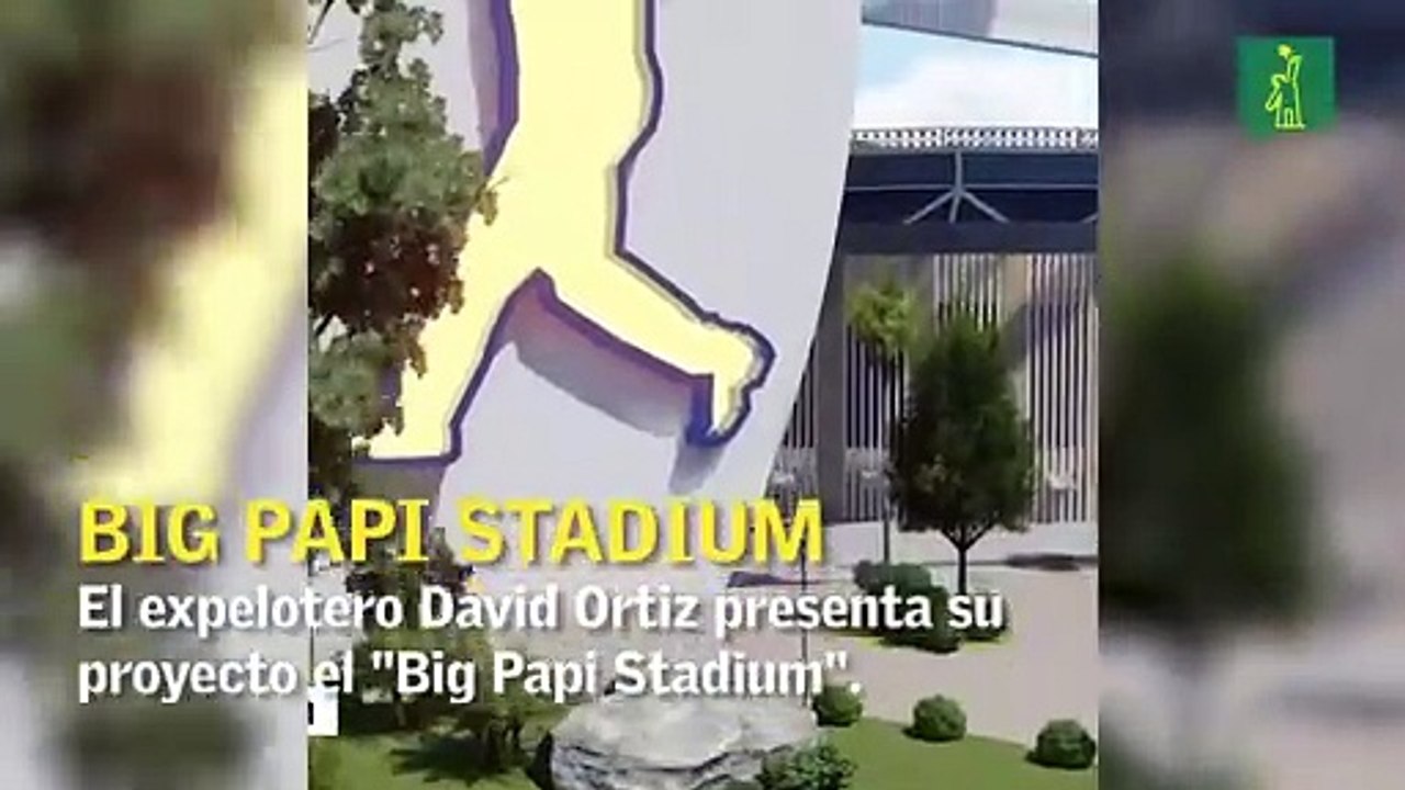 David Ortiz presenta su proyecto el "Big Papi Stadium"
