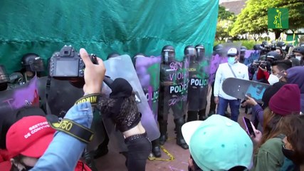 Baja la participación en cuarto día de protestas contra violencia policial en Bogotá