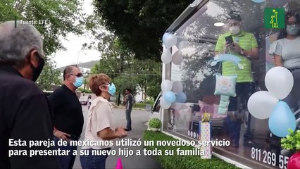 Crean una cabina desinfectada para presentar bebés nacidos en pandemia