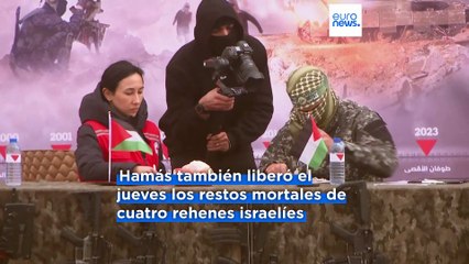 Hamás libera a los 6 rehenes previstos, en distintos puntos y sin ninguna ceremonia