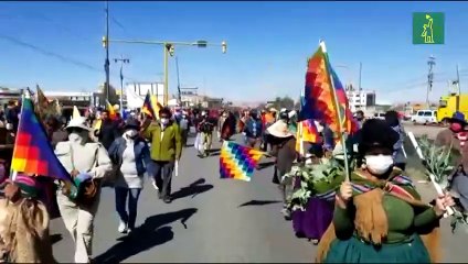 Partidarios de Morales marchan contra postergación de elecciones en Bolivia