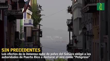 Calidad aire en Puerto Rico alcanza categoría de peligroso, nivel sin precedentes