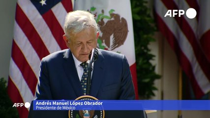 López Obrador agradece a Trump no haber tratado a México "como colonia"