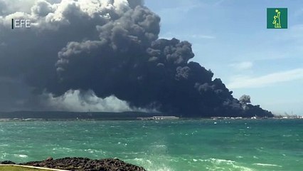 Equipos de rescate cubanos hallan más restos humanos en lugar del incendio