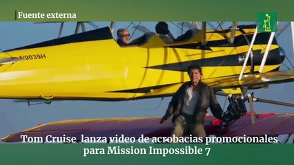 Tom Cruise  lanza video de acrobacias promocionales para Mission Impossible 7