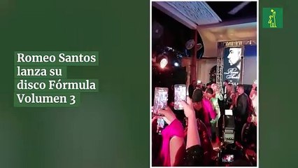 Romeo Santos lanza su disco Fórmula Volumen 3