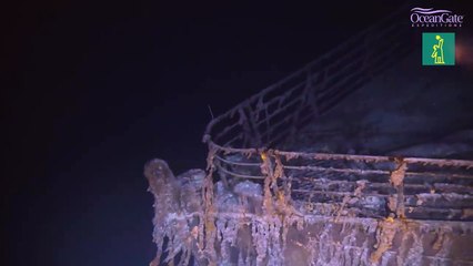 Restos del Titanic son revelados en un vídeo nunca antes visto