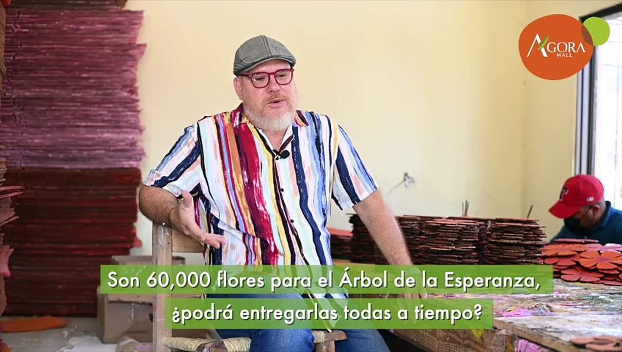 El reto para el artesano de las flores del Árbol de la Esperanza
