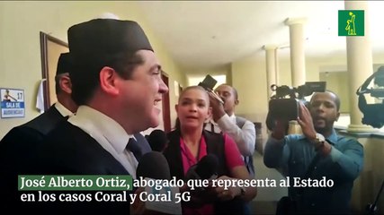 José Alberto Ortiz, abogado que representa al Estado en los casos Coral y Coral 5G