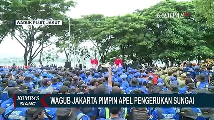 Serius Tangani Banjir Jakarta, Wagub Rano Karno Pimpin Apel Pengerukan Sungai di 6 Titik