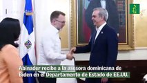 Abinader recibe a la asesora dominicana de Biden en el Departamento de Estado de EE.UU.