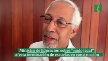 Ministro de Educación sobre 