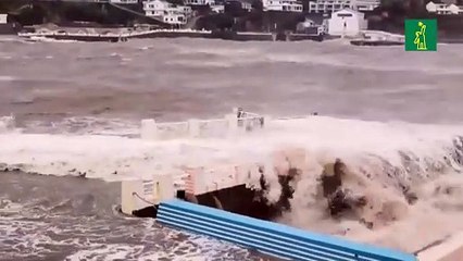 Más de un millón de evacuados por el tifón Muifa en el este de China
