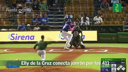 Elly de la Cruz conecta jonrón por los 411