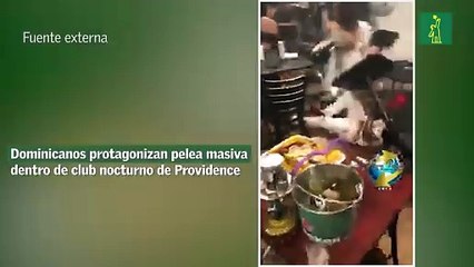 Dominicanos protagonizan pelea masiva dentro de club nocturno de Providence