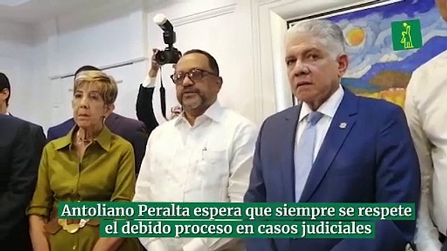 Antoliano Peralta espera que siempre se respete el debido proceso en casos judiciales