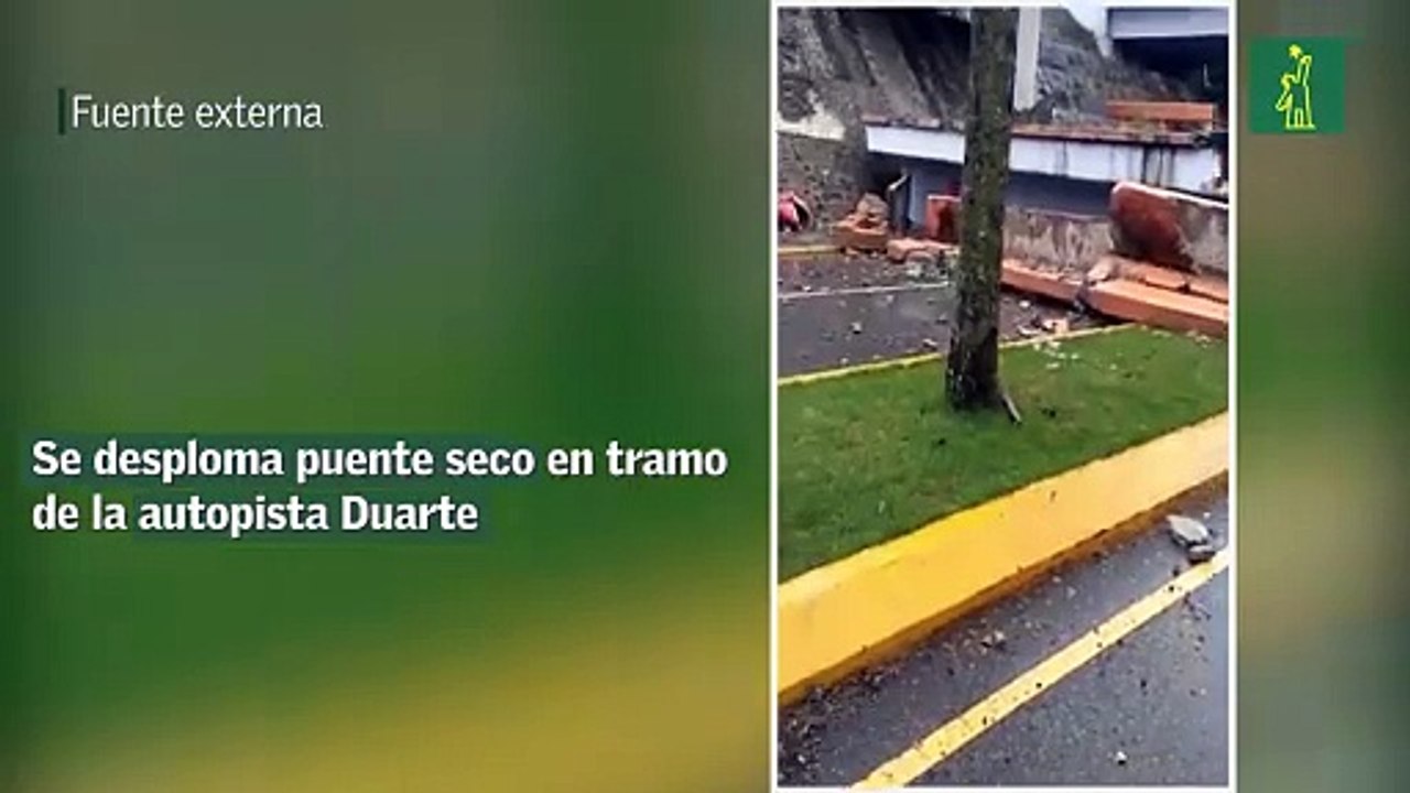 Se desploma puente seco en tramo de la autopist...