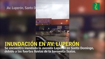 Inundación en avenida Luperón