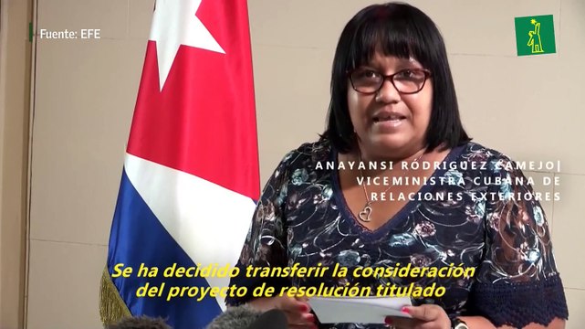 Cuba pospone su resolución anual ante la ONU contra el embargo de EE.UU.