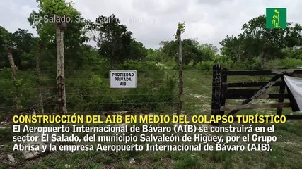 Construcción del AIB en medio del colapso turístico