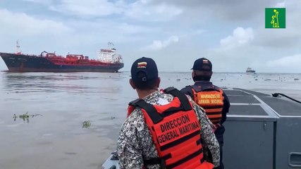 Alerta en el Puerto de Barranquilla por encallamiento de buque con químicos