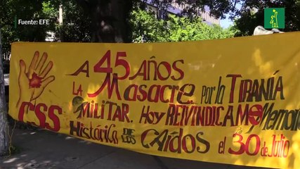 A pesar de la pandemia, salvadoreños rinden homenaje a estudiantes masacrados por el ejército