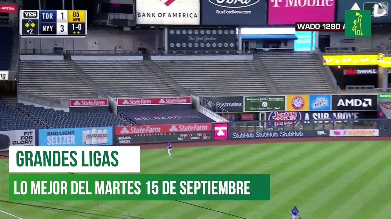 Lo mejor del martes en  las Grandes Ligas