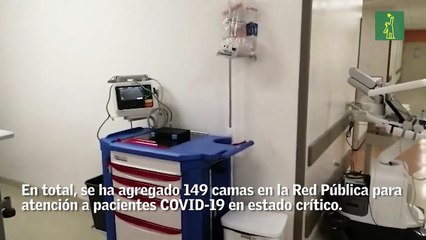 SNS habilita 36 nuevas camas de UCI en Ciudad Sanitaria
