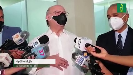 Hipólito Mejía visita al ministro de Agricultura