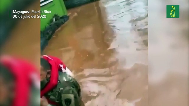 Comunidades inundadas tras paso de tormenta Isaías por Puerto Rico