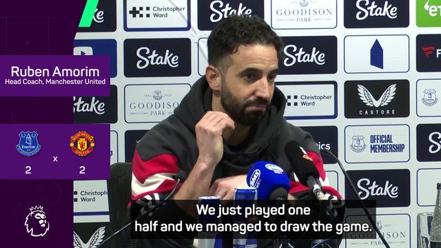We didn't exist in the first half - Amorim critical of United's draw