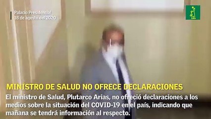 Ministro de Salud no ofrece declaraciones