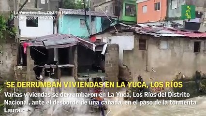 Se derrumban viviendas en La Yuca, Los Ríos
