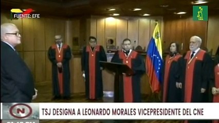 Leonardo Morales es el nuevo vicepresidente del CNE