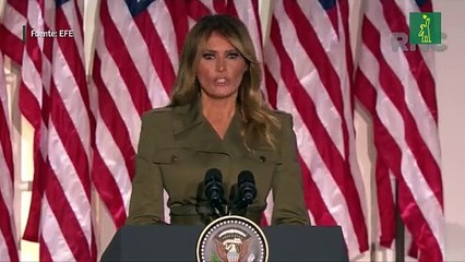 Melania Trump suaviza el agresivo discurso republicano y llama a la unidad